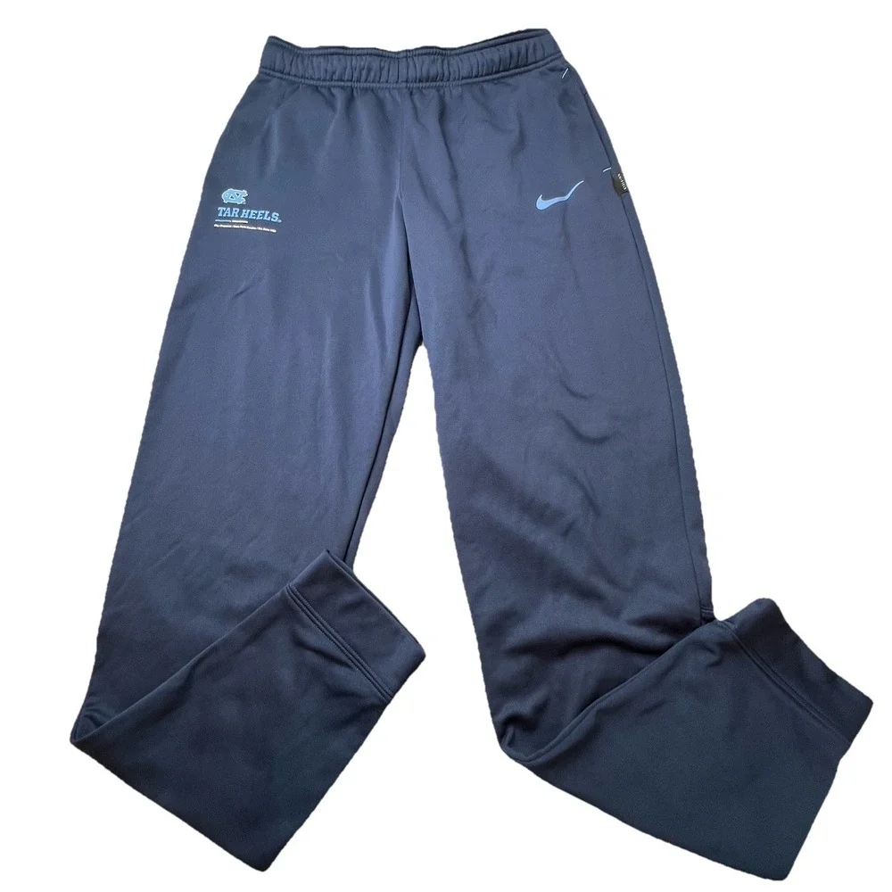 Nike Therma-Fit North Carolina Tar Heels On-Field Blue Sweatpants Med
